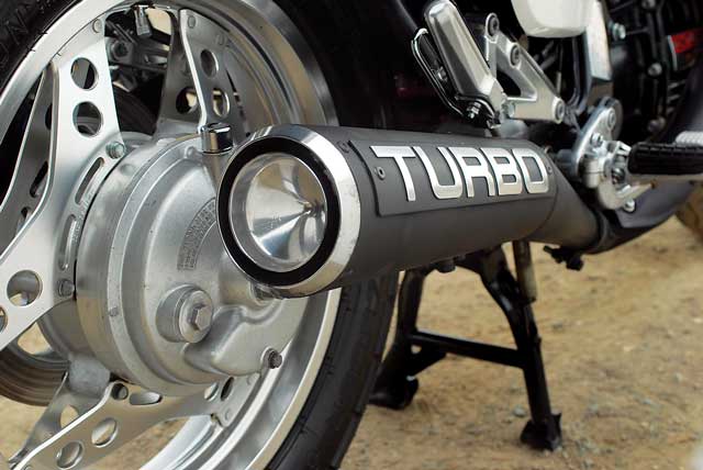 Ron Graf's 1983 Honda CX650 Turbo.